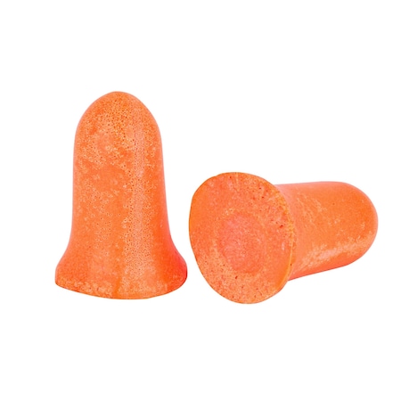 MAXIMUM Disposable Foam Ear Plugs, Bell Shape, 33 dB, Coral, 2500 PK MPN:MXM-5-H5