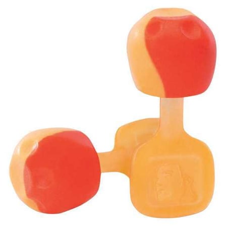 TrustFit™Pod Reusable Foam Ear Plugs, Pod Shape, 28 dB, Orange, 100 PK MPN:TRUSTFITPOD-1