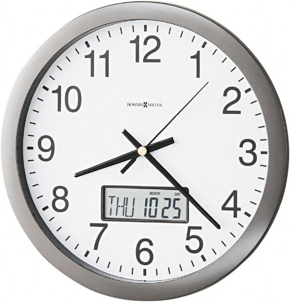 12 Inch Diameter, White Face, Dial Wall Clock MPN:MIL625195