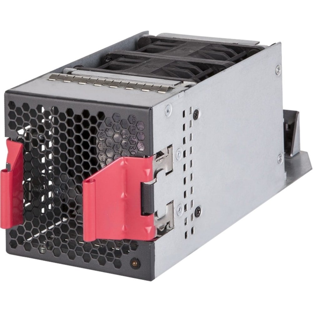 HPE 5930-4Slot Front (Port Side) to Back (Power Side) Airflow Fan Tray - 2 Fan - Front to Back Air Discharge Pattern - Black, Silver MPN:JH186A