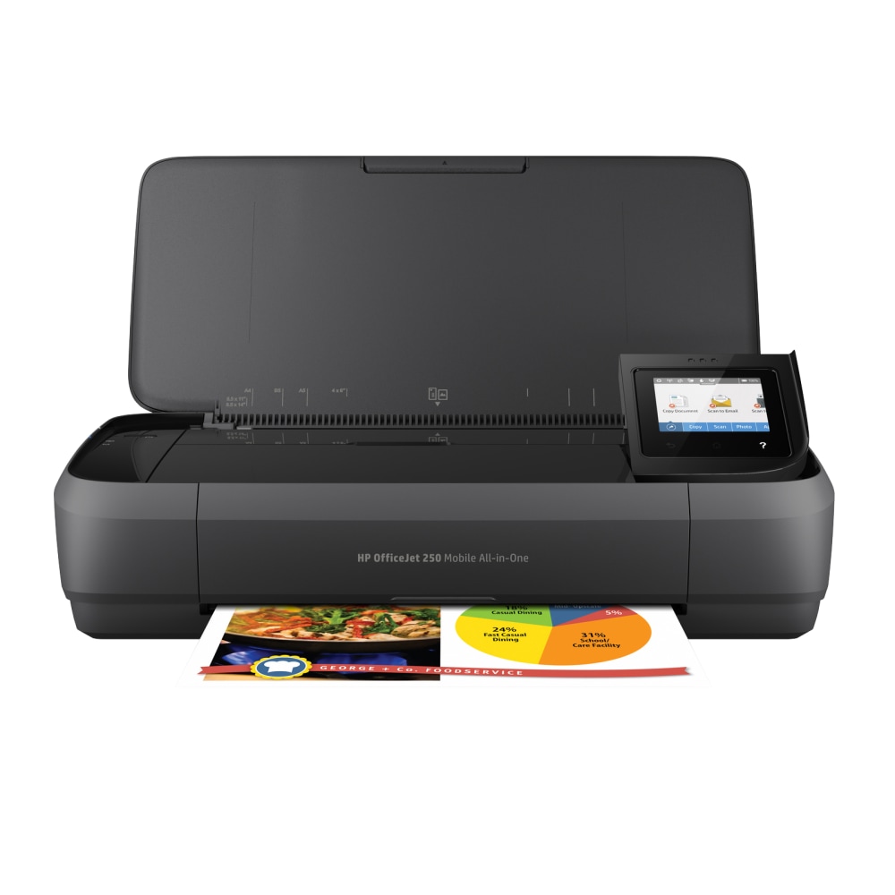 HP OfficeJet 250 Wireless Inkjet All-In-One Color Printer MPN:CZ992A#B1H