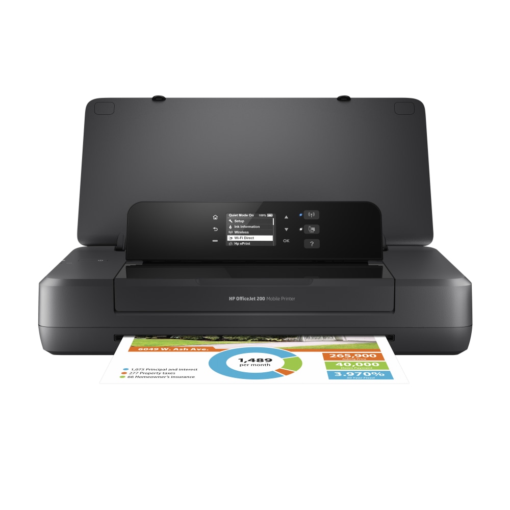 HP OfficeJet 200 Portable Wireless Inkjet Color Printer MPN:CZ993A#B1H