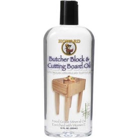 Howard Cutting Board Oil 12 oz. Bottle 6/Case BBB012