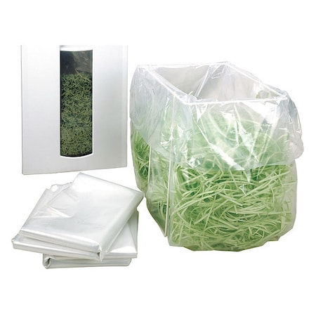 Shredder Bags, 11 gal., Plastic, PK100 MPN:HSM1310