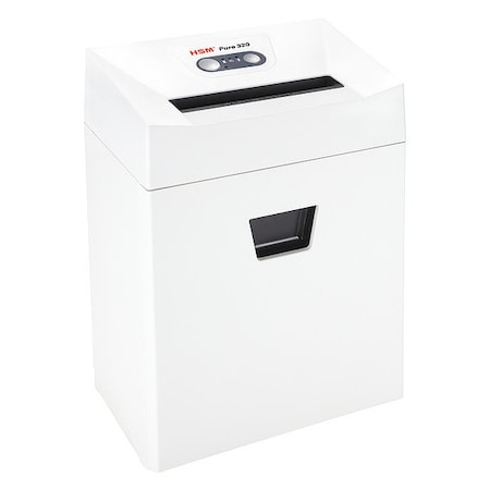 Paper Shredder, Strip-Cut, White, 6.6 gal. MPN:Pure 320