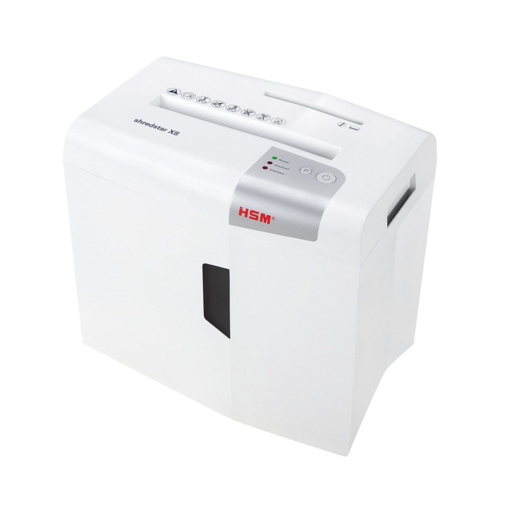 HSM shredstar X8 8 Sheet Cross-Cut Shredder, HSM1044W MPN:HSM1044W