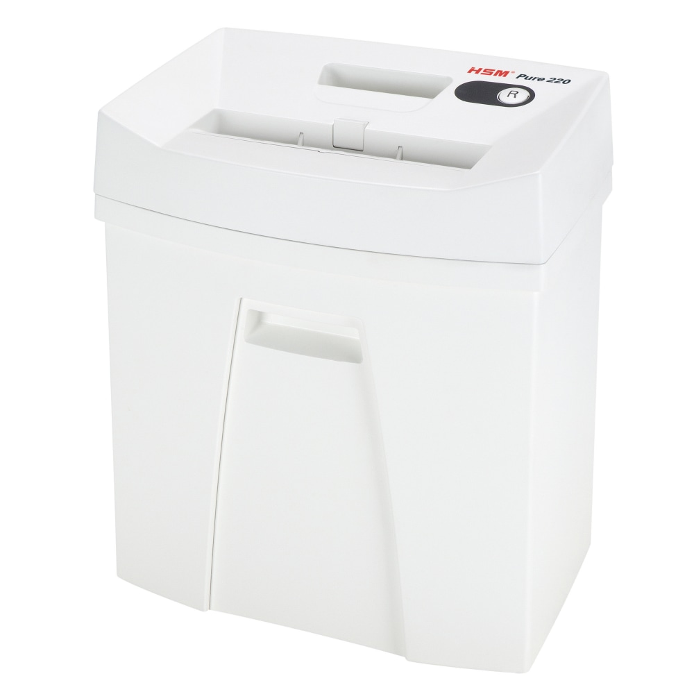 HSM Pure 220c Cross-Cut Shredder - Cross Cut - 7-8 Per Pass - 5.3 gal Waste Capacity MPN:HSM2323