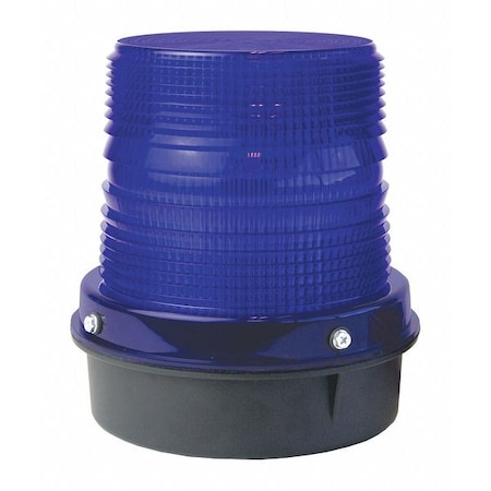 Strobe Light, Aluminum/Plastc, Blue, 120VAC MPN:540-001