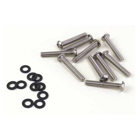 Security Screws, Black, Steel MPN:12516-003