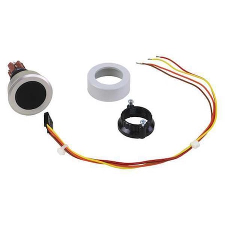 Round Push-Button Kit, Black, Plastic MPN:12520-007