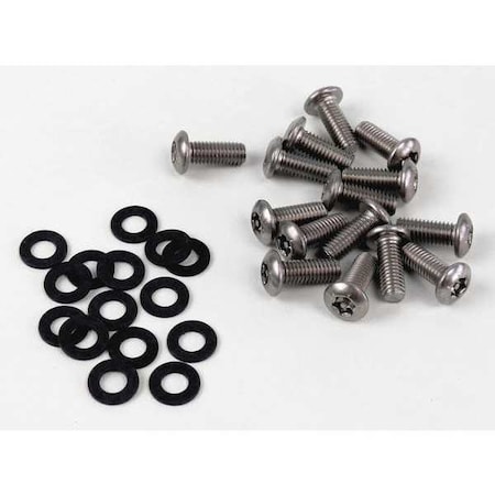 Security Screws, Black, Steel MPN:12542-002