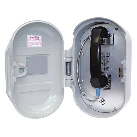 Telephone, Locking Door, Gray MPN:226-002