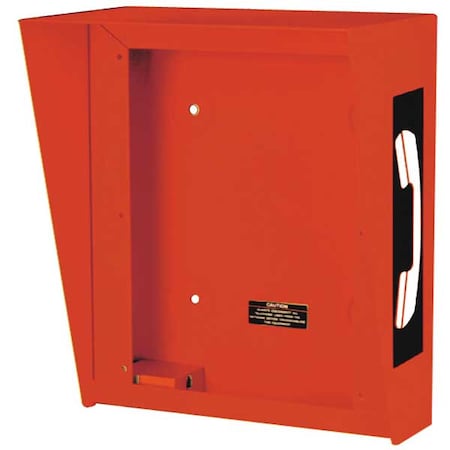 Hooded Telephone Enclosure, Red MPN:236-001RD