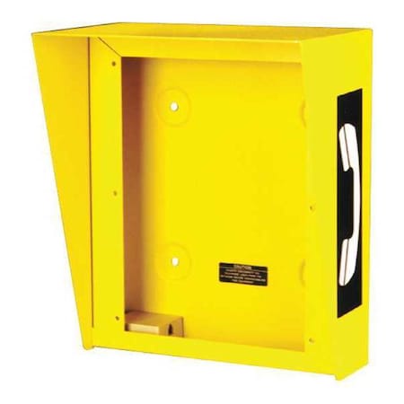 Weatherproof Phone Enclosure, Yellow, 12