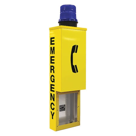 Emergency Phone Tower, Yellow, Wall Mount MPN:240WM-001