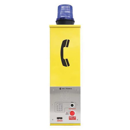Emergency Phone Tower, Yellow, Wall Mount MPN:241WM-001