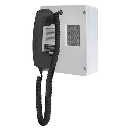 Telephone, Industrial Indoor, Gray MPN:246-001H1