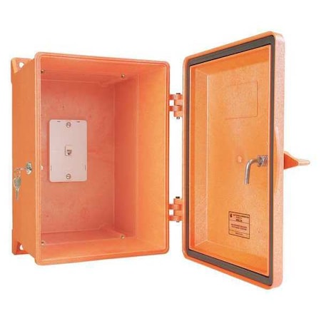 Weatherproof Phone Enclosure, Orange, 15