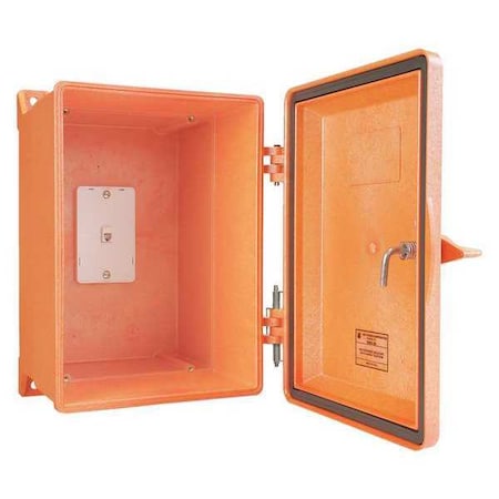Weatherproof Phone Enclosure, Orange MPN:255-003ORSK