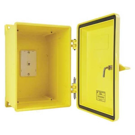 Weatherproof Phone Enclosure, Yellow MPN:255-003YLSK