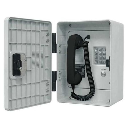Telephone, Analog, Gray, Surface Mount MPN:256-005