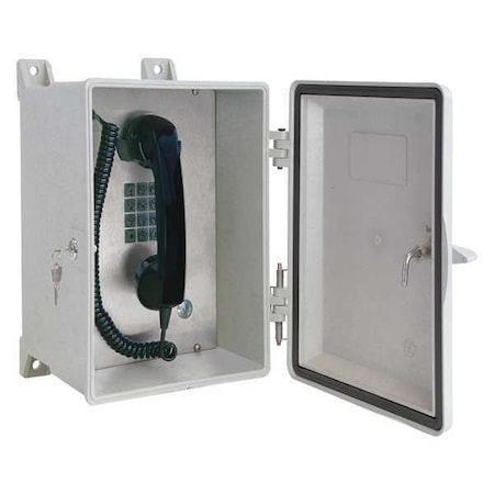 Telephone, Analog, Gray, Surface Mount MPN:354-001LDSK