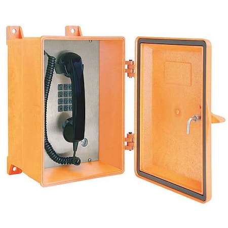 Weatherproof Telephone, NEMA 4X, Orange MPN:354-001OR