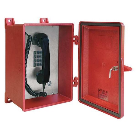 Telephone, NEMA 4X, Red, 1 Line MPN:354-001RD