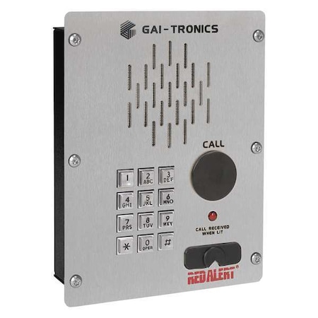Autodial Telephone, Analog, Silver MPN:392-001FS