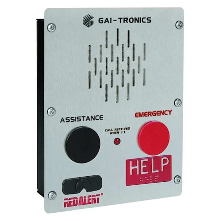 Emergency Telephone, Analog, Silver MPN:396-001FS