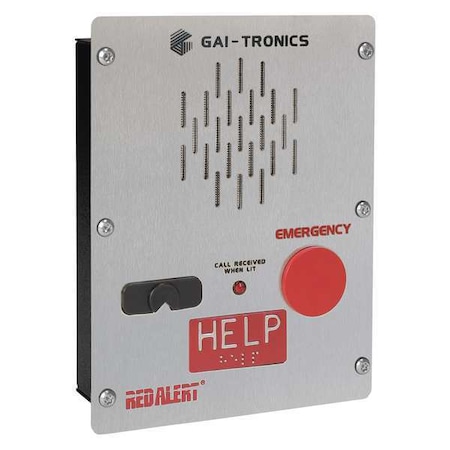 Emergency Telephone, Analog, Silver MPN:397-001FS