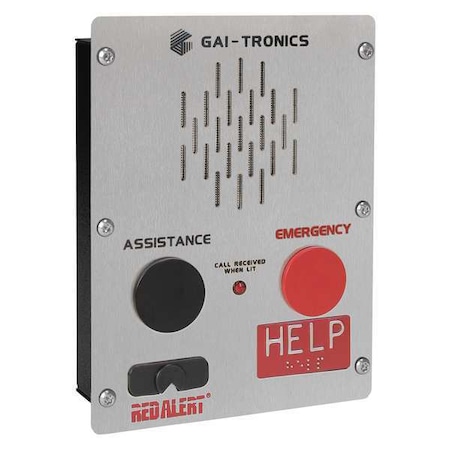 Emergency Telephone, Ethernet, Silver MPN:397-711FS