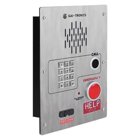 Emergency Telephone, Analog, Silver MPN:398-001CB