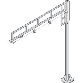 Hubbell Swing Boom W/ Floor Mounted Support & 190 Lbs Weight 120