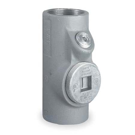 RMC Sealing, 1/2 in, Threaded, Aluminum, Zinc Plated, Gray MPN:ENY-1