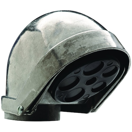 Conduit Fitting 3/4 in, Threaded, Aluminum, Painted, Silver MPN:FB-724
