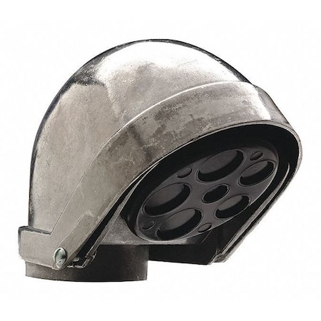 Conduit Fitting 2 in, Threaded, Aluminum, Plain, Silver MPN:FB-765
