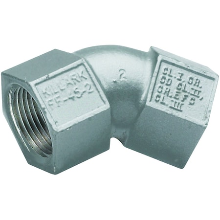 IMC 45 Deg Elbow, 2 in, Threaded, Iron, Painted MPN:FF-45-6M