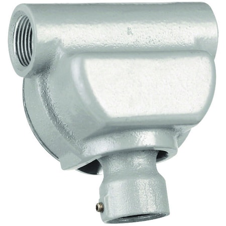 Conduit Fitting Stem, 3/4 in, Copper, Plain, Gray MPN:FHT-21