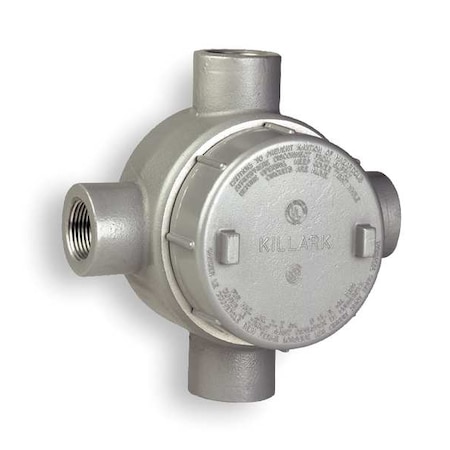 Conduit Outlet Body, Alum, Trd Sz 1/2in MPN:GECXT-1