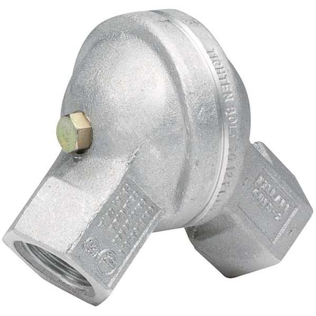 IMC Elbow, 1/2 in, Aluminum, Zinc Plated, Silver MPN:GUFS-1