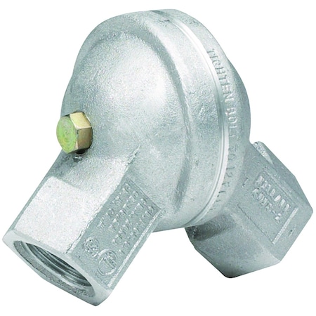 IMC Elbow, 3/4 in, Aluminum, Plain, Silver MPN:GUFS-2