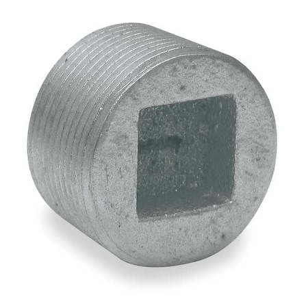 Haz Loc Plug, 1-1/4 in, Threaded, Iron, PVC Coated, Gray MPN:PLUG4