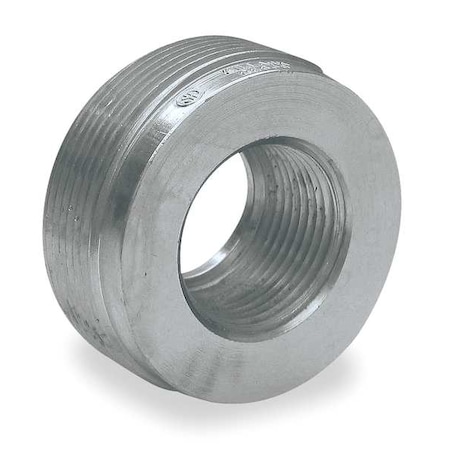 IMC Reducing Bushing, 1 in x 2 in, Threaded, Steel, Zinc Plated, Gray MPN:RE63S