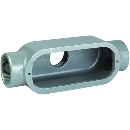 Conduit Body, TB, Gray, Iron, 3/4