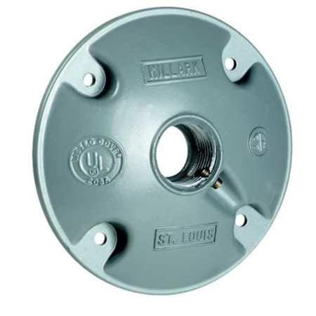 Hub Cover, 1/2 Hub Size, Killark VJ Series MPN:VJH-1WW