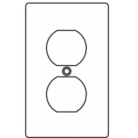 Weatherproof Cover, 1 Gang, Aluminum, Duplex Receptacle Cover Type MPN:1FAC