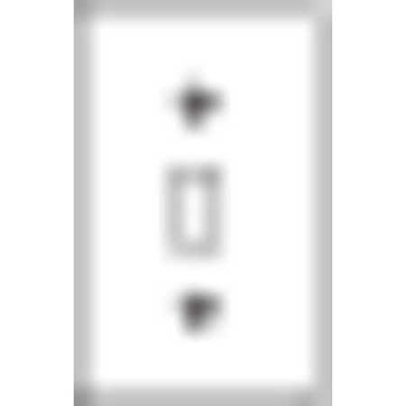 Weatherproof Cover, Switch Box Type, 2 Gang, Aluminum, Toggle Switch Cover Type MPN:1FTC