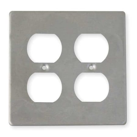 Weatherproof Cover, 2 Gang, Aluminum, Duplex Receptacle Cover Type MPN:2FA