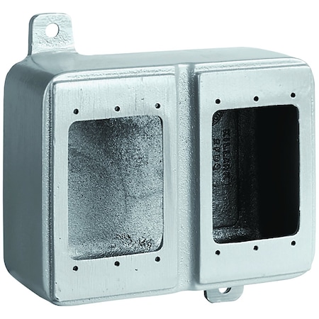 Electrical Box Cover, Rectangular, Aluminum MPN:2FSQ